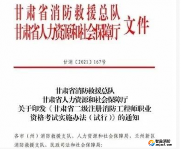 二消有消息了！消防安全管理人，可申請二級注